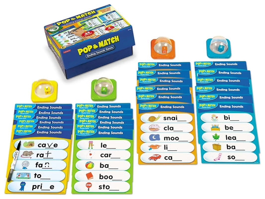 Pop & Match Ending Sounds Game Box - US 1936