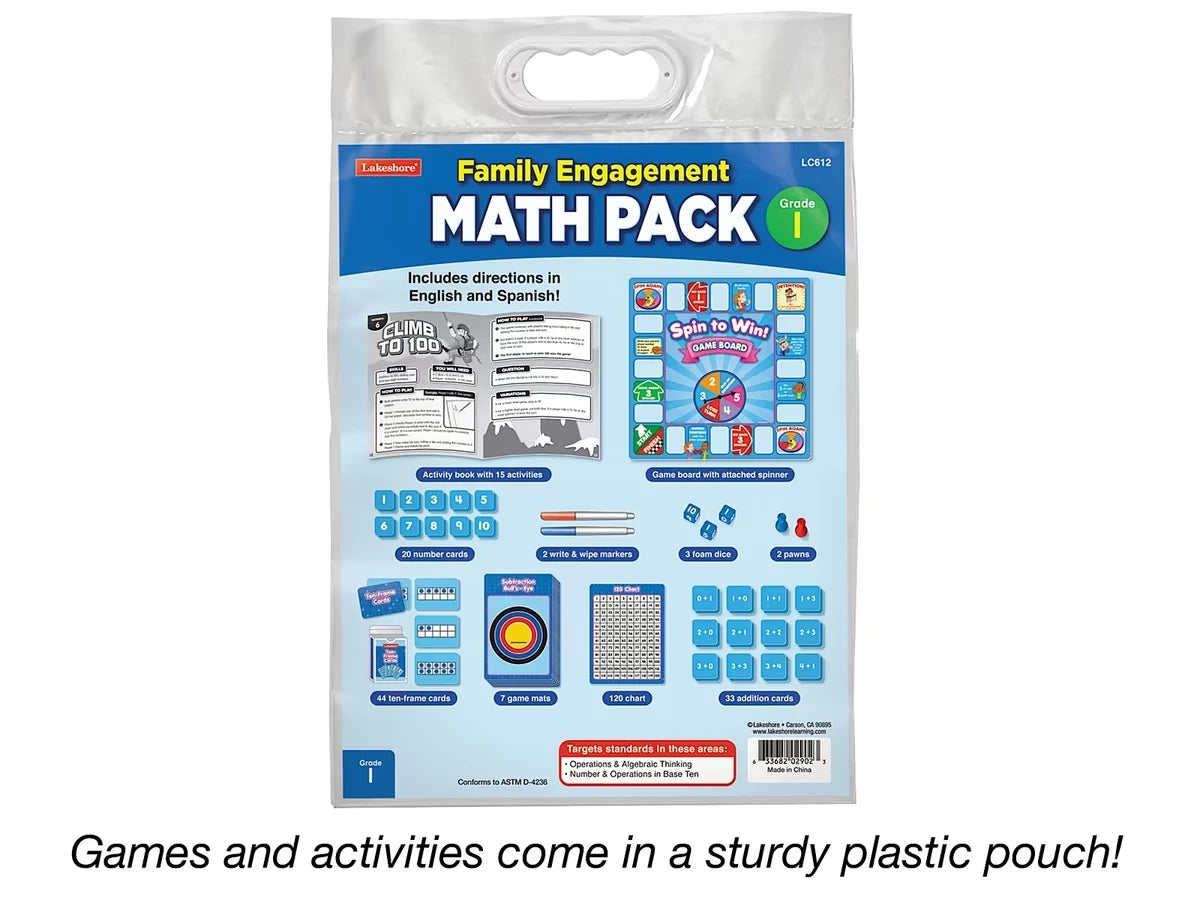Family Engagement Math Pack - Gr. 1 - US 1022