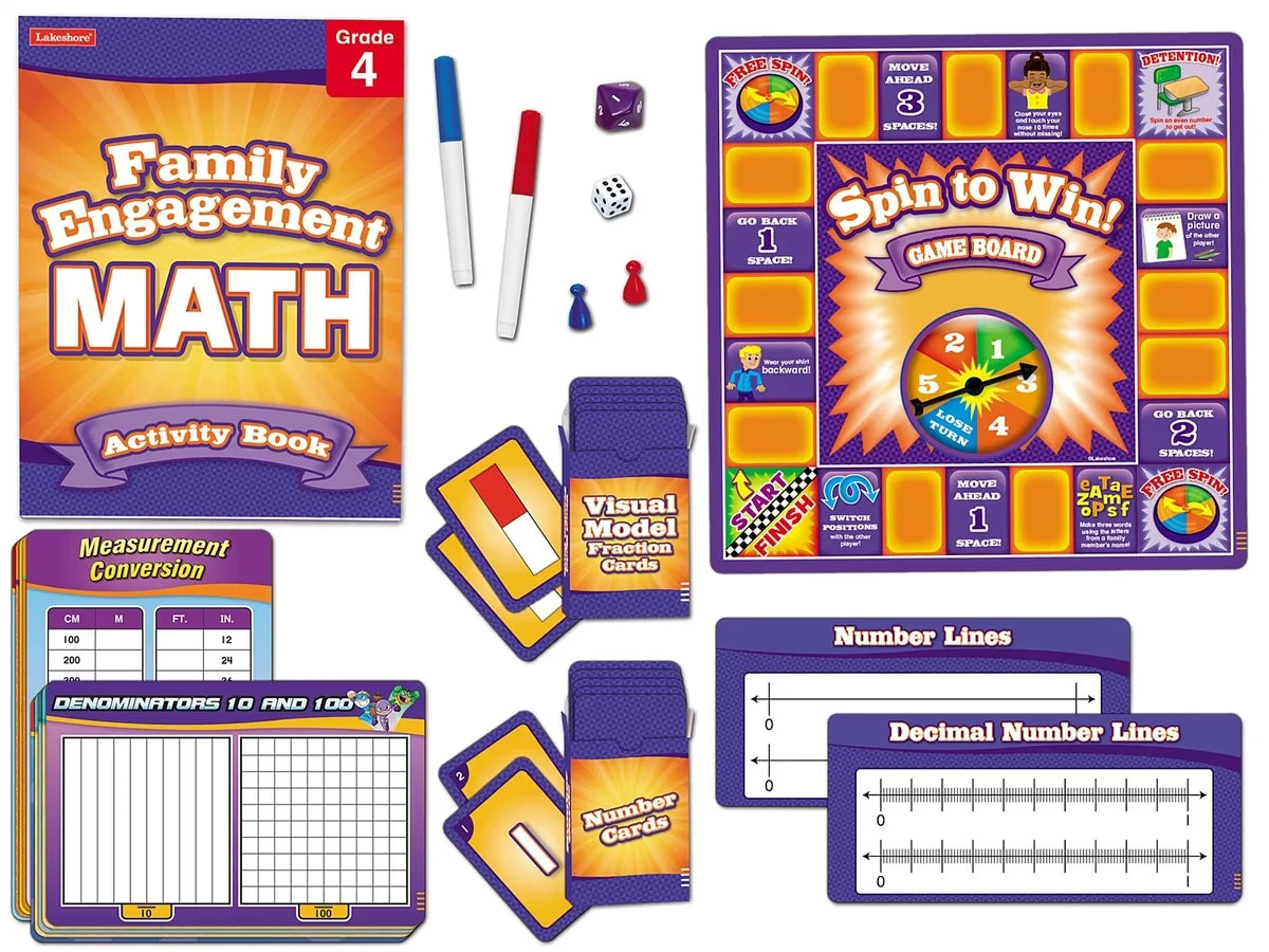 Family Engagement Math Pack - Gr. 4 - US 3088