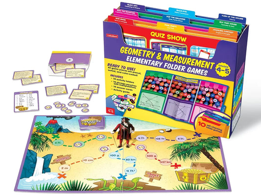 Geometry & Measurement Folder Game Library - Gr. 4-5 - US 4755