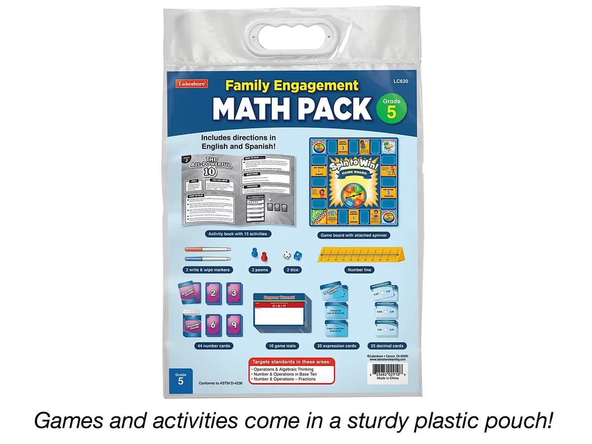 Family Engagement Math Pack - Gr. 5 - US 5004