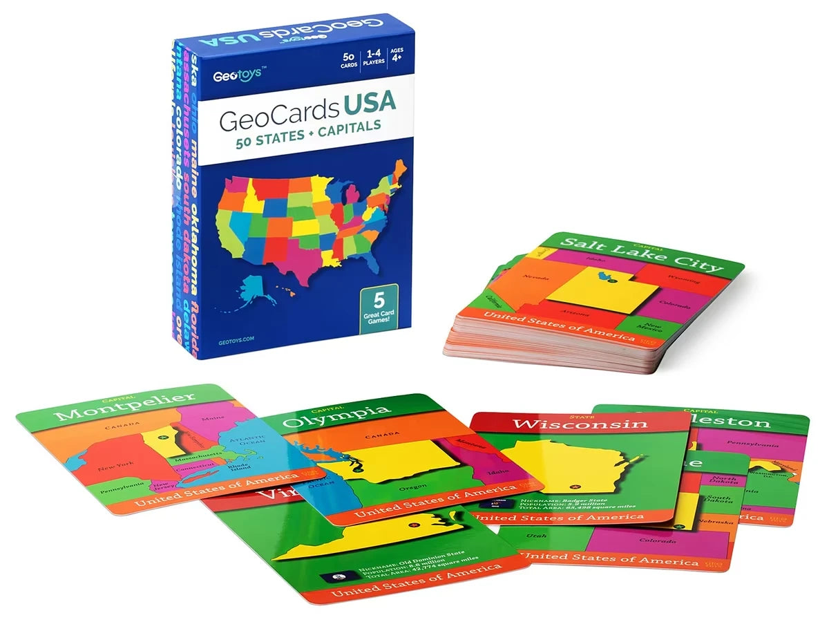 U.S.A. GeoCard Game - US 6434