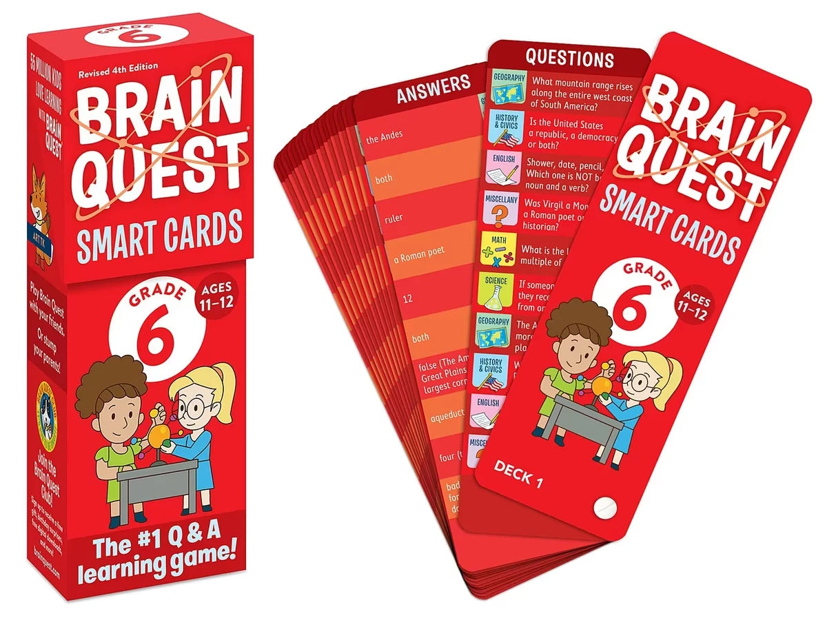Brain Quest Challenge Cards - Gr. 6 - US 8968