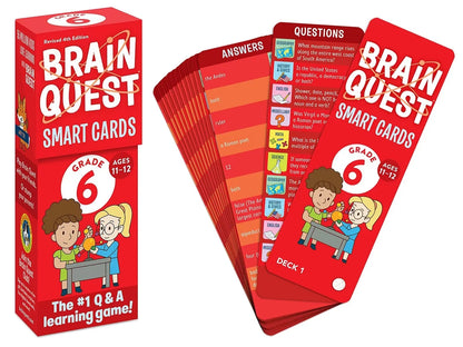 Brain Quest Challenge Cards - Gr. 6 - US 8968