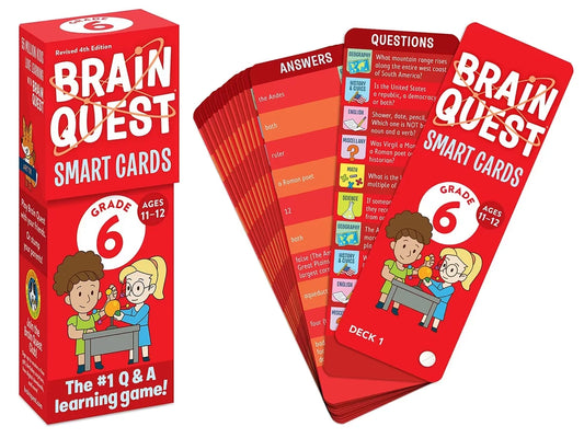 Brain Quest Challenge Cards - Gr. 6 - US 8968