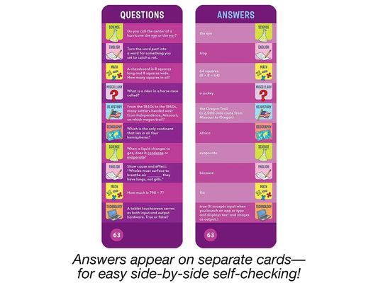 Brain Quest Challenge Cards - Gr. 4 - US 6969