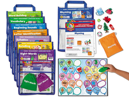 Family Engagement Language Packs - Preschool-Kindergarten - Complete Set - US 3707