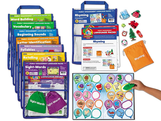 Family Engagement Language Packs - Preschool-Kindergarten - Complete Set - US 3707