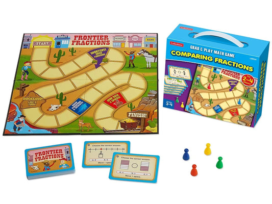 Comparing Fractions Grab & Play Game - Gr. 3-4 - US 5103