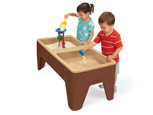 Toddler Two-Station Sand & Water Table - Natural Colors - US 3794