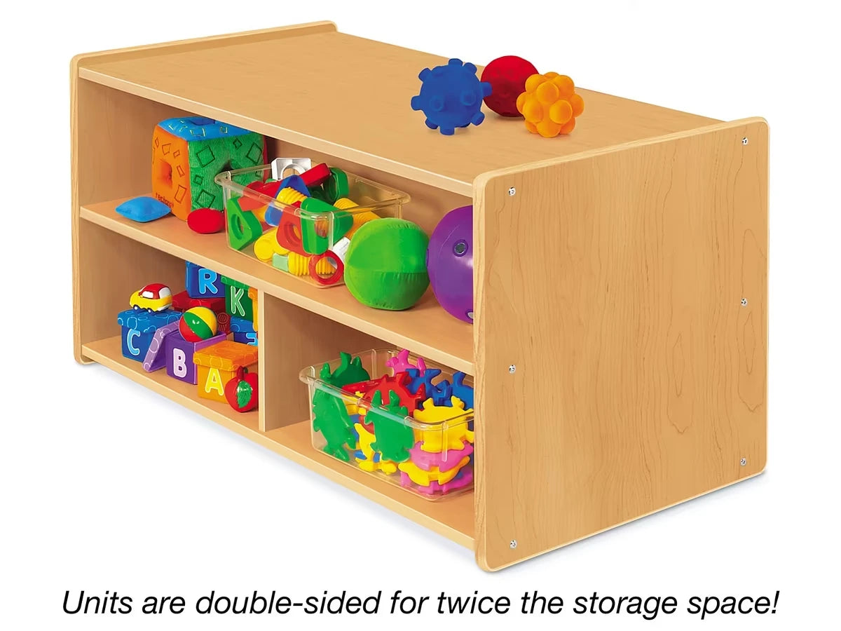 Heavy-Duty Toddler Double-Sided Storage Unit - US 5124