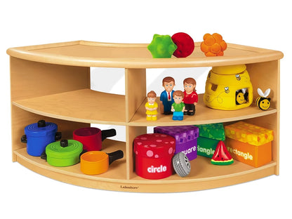 First Steps® Curved Storage Center with Acrylic Back - US 5245