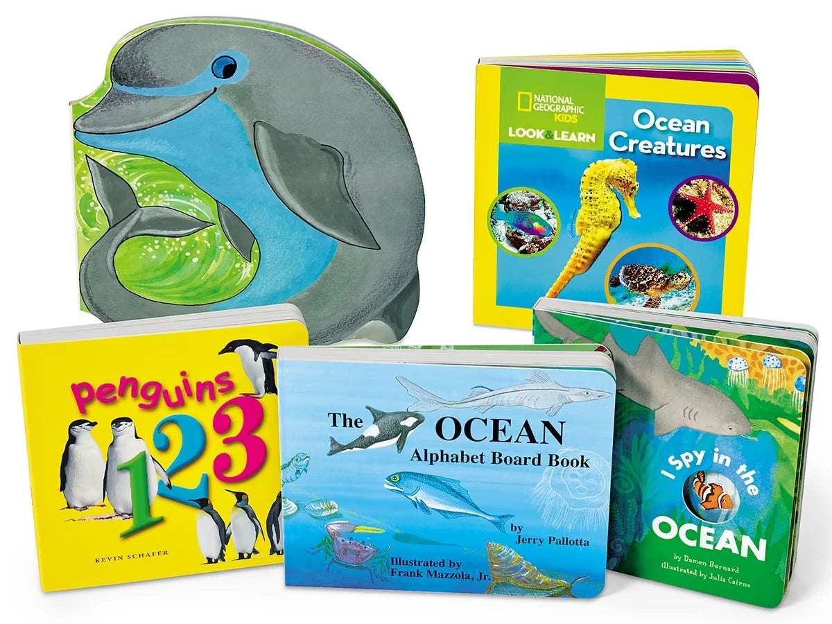 Ocean Animals Board Book Library - US 9569