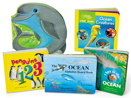 Ocean Animals Board Book Library - US 9569