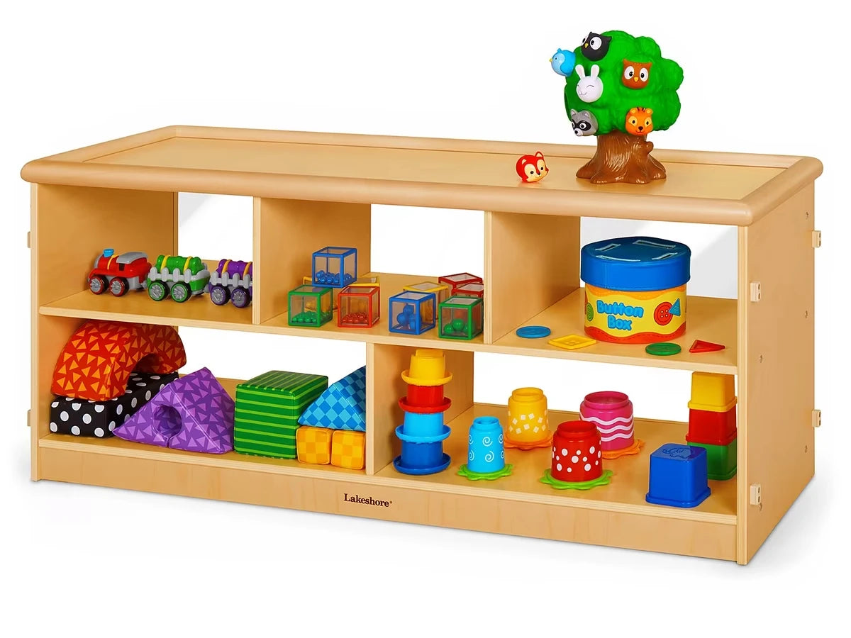 Play-Top Connective Storage Unit with Acrylic Back - US 6838