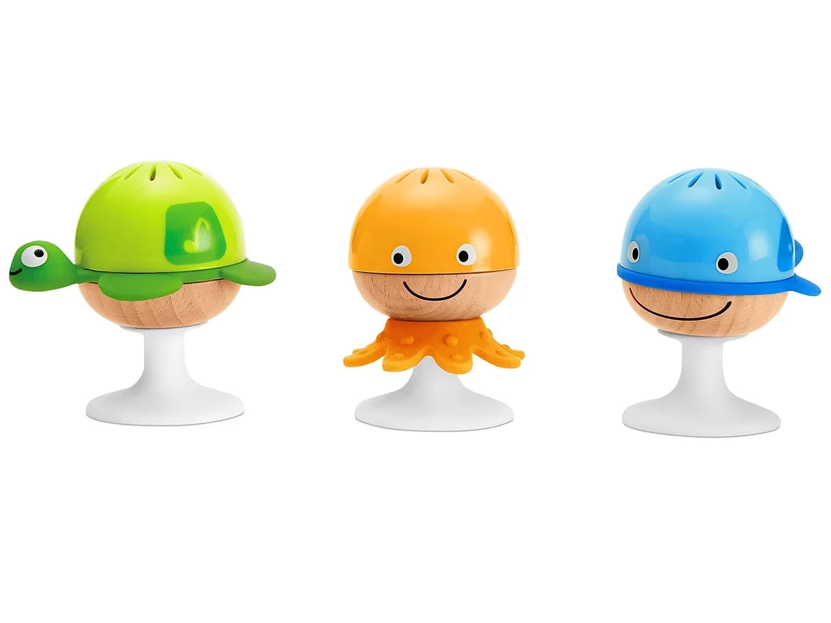 Stay-Put Ocean Friend Rattles - Set of 3 - US 3535