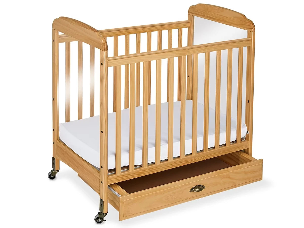 Heavy-Duty Safety Crib with Drawer - US 8617