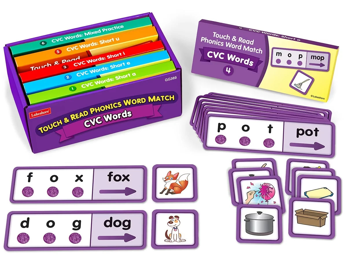 Touch & Read CVC Words Match - US 7486