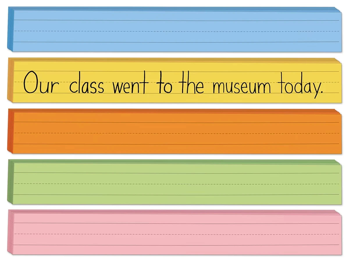 Rainbow Sentence Strips - US 4314