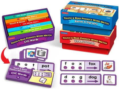 Touch & Read Phonics Word Match - Complete Set - US 7680