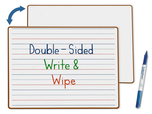 Double-Sided Learn to Print Write & Wipe Board - US 1248