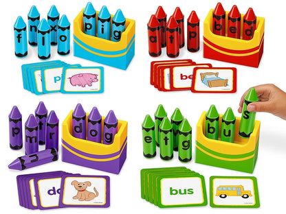 Letter Crayons Word Building Center - US 7566