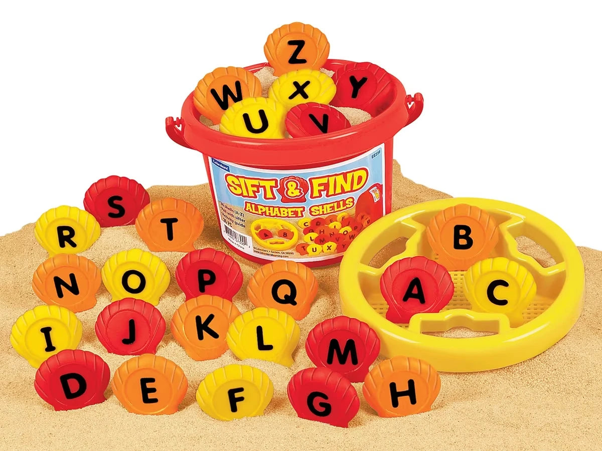 Sift & Find Alphabet Shells - US 6465