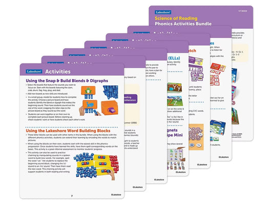 Science of Reading Phonics Activities Bundle - K-Gr. 1 - US 3690
