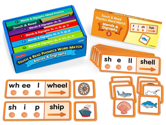 Touch & Read Blends & Digraphs Match - US 7622