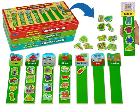 Magnetic Language Rods - Complete Set - US 4703