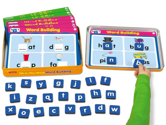 Word Building Magnetic Activity Tin - US 3684