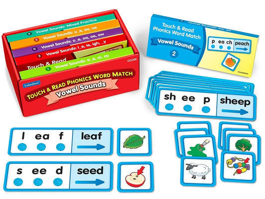 Touch & Read Vowel Sounds Match - US 5557