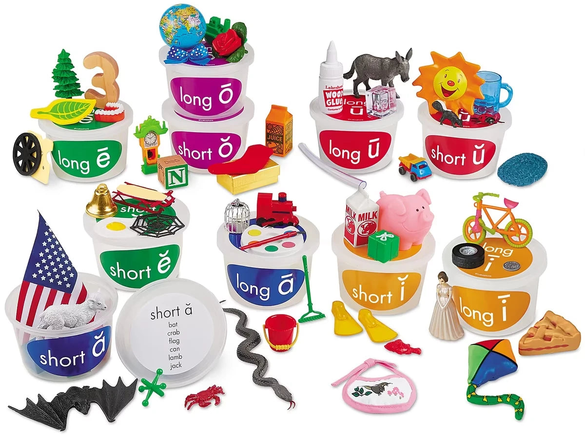 Vowel Teaching Tubs - US 8593