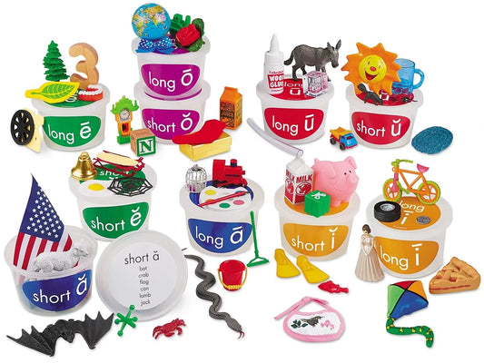 Vowel Teaching Tubs - US 8593