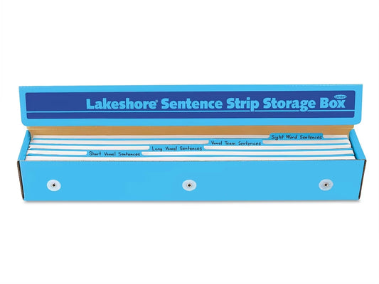 Sentence Strips Storage Box - US 7767