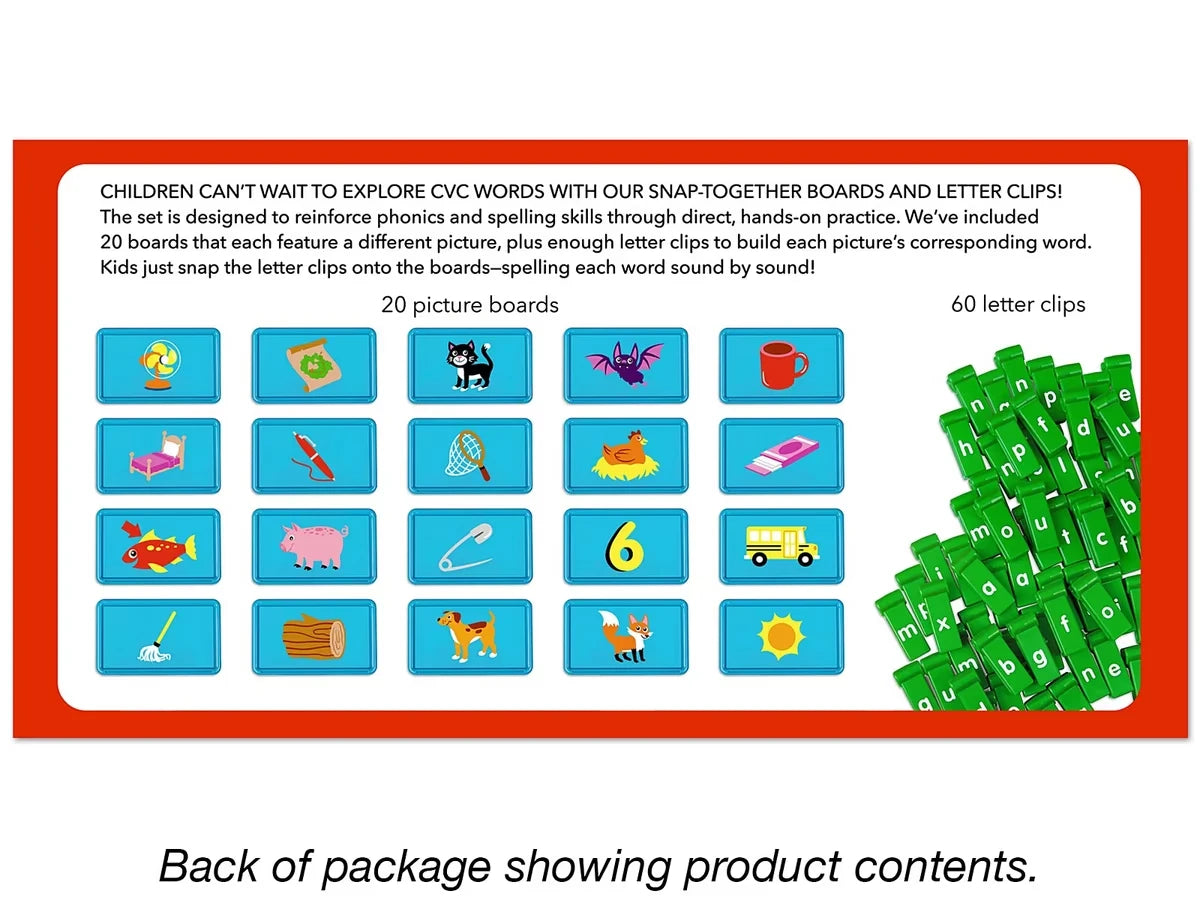 Snap & Build CVC Words - US 2609