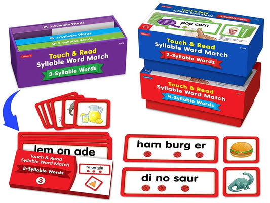 Touch & Read Syllable Word Match - Complete Set - US 8119