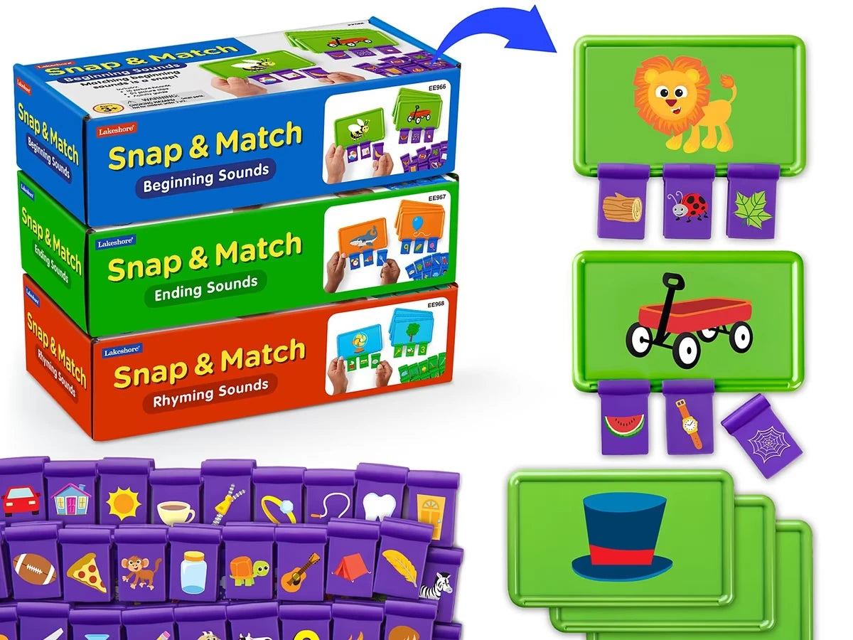 Snap & Match Phonemic Awareness - Complete Set - US 8849