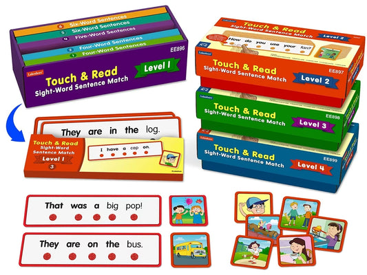 Touch & Read Sight-Word Sentence Match - Complete Set - US 4438