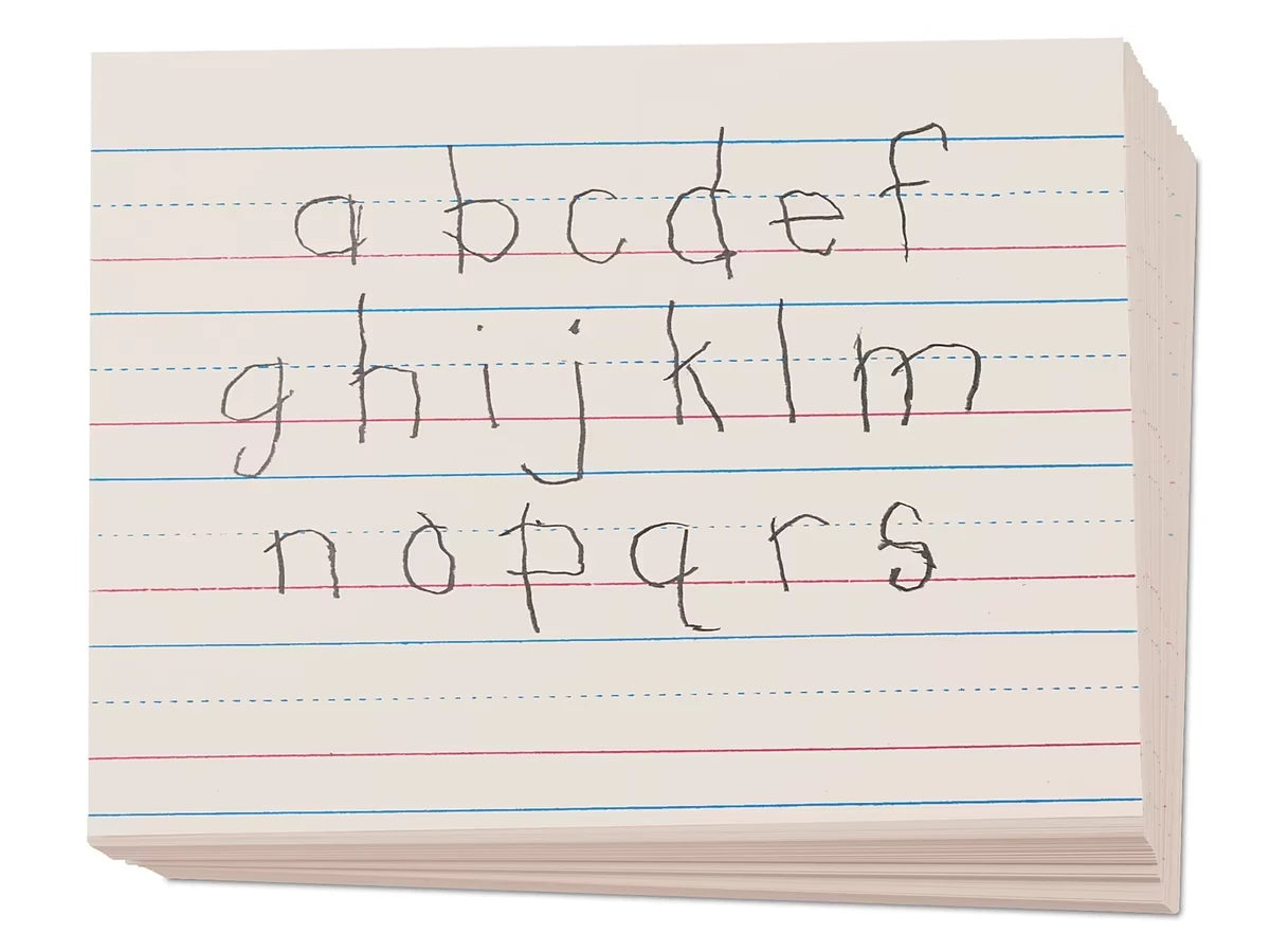 Red Baseline Ruled Newsprint - Pre K-Kindergarten - US 8233
