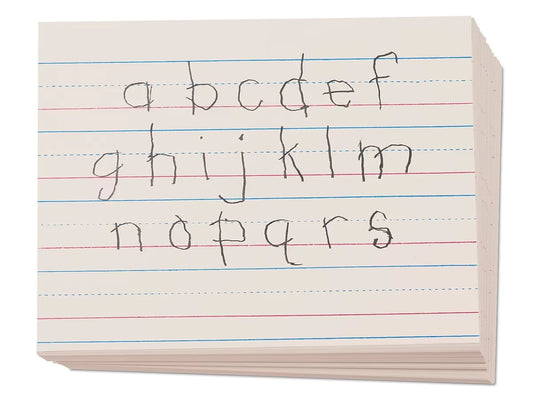Red Baseline Ruled Newsprint - Pre K-Kindergarten - US 8233
