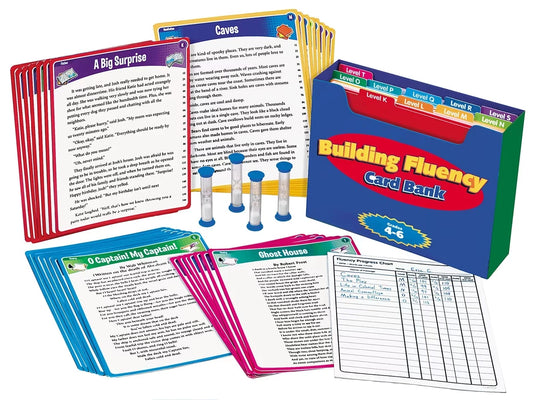 Building Fluency Card Bank - Gr. 4-6 - US 3566