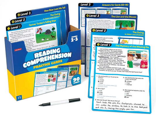 Reading Comprehension Practice Cards - Gr. 2-3 - US 5899