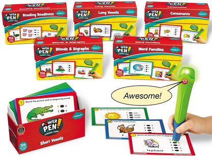 Power Pen!®  Reading Skills Quiz Cards - Complete Set - US 9944