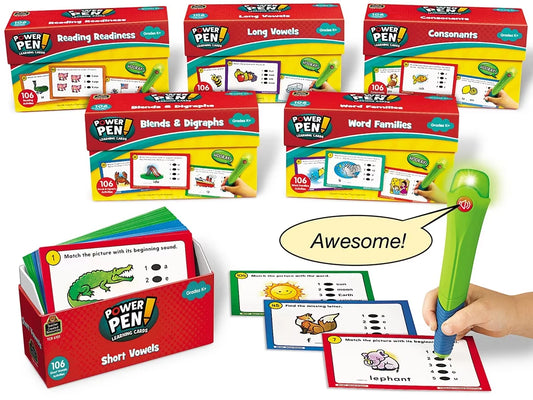 Power Pen!®  Reading Skills Quiz Cards - Complete Set - US 9944