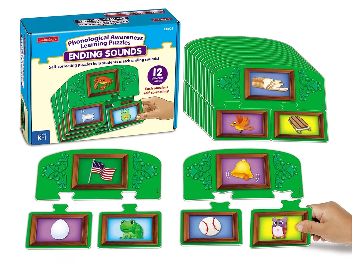 Ending Sounds Learning Puzzles - US 7304