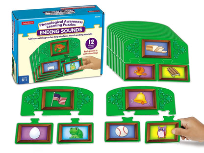 Ending Sounds Learning Puzzles - US 7304