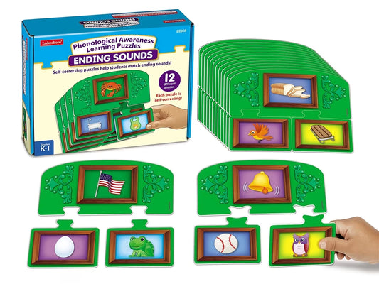 Ending Sounds Learning Puzzles - US 7304