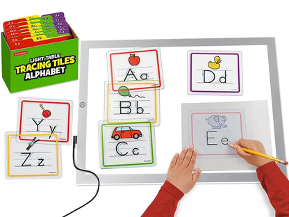 Light Table Alphabet Tracing Tiles - US 8398