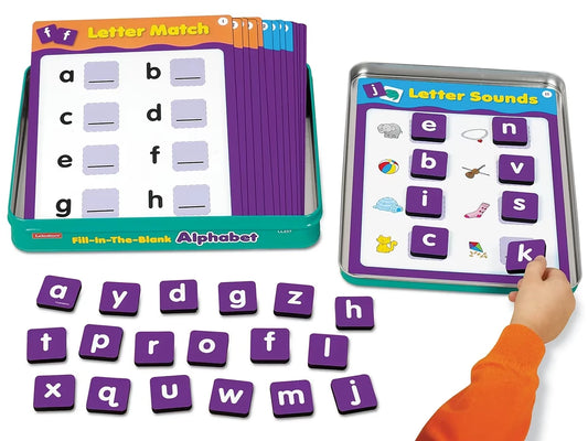 Alphabet Magnetic Activity Tin - US 2642